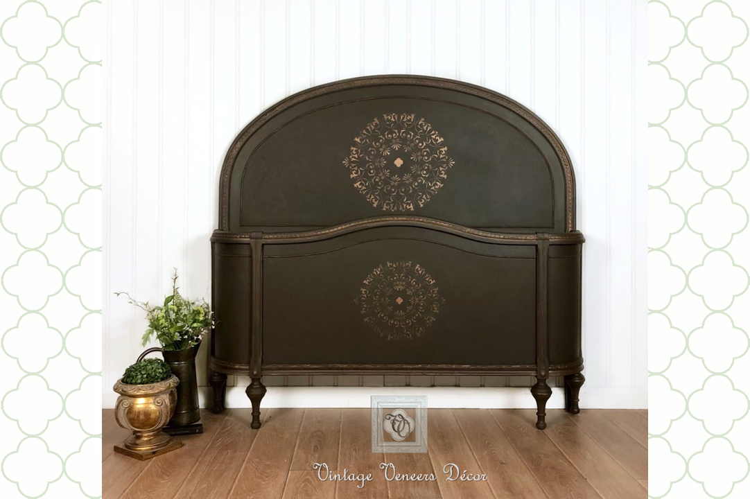 Home Vintage Veneers Decor HandPainted Furnishings, Painting