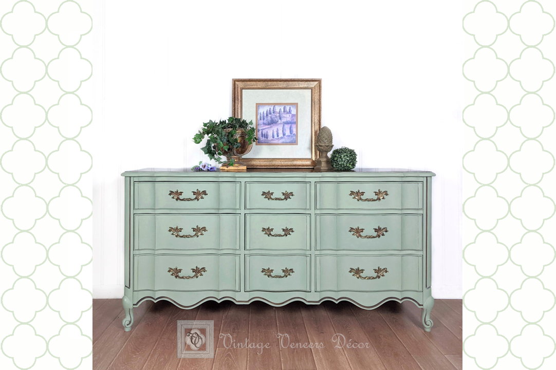 Home Vintage Veneers Decor HandPainted Furnishings, Painting